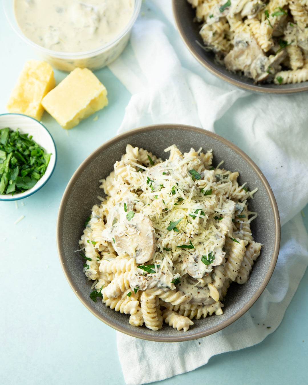 Creamy pasta best sale for baby