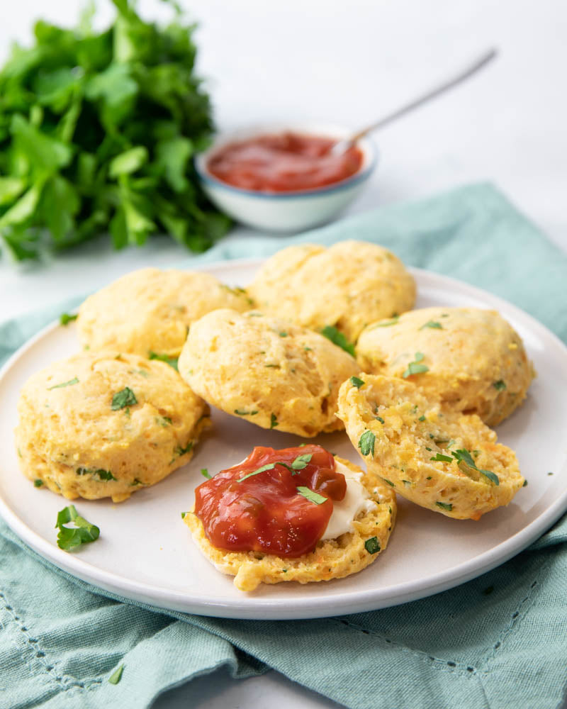 Sweet potato scone recipe --Easy with panque mix & frying pan