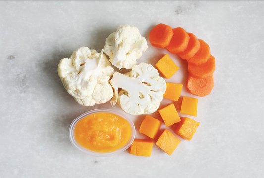 Carrot, Butternut Squash & Cauliflower Purée