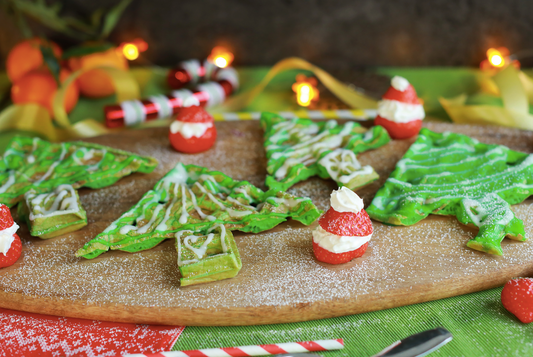 Christmas Tree Waffles