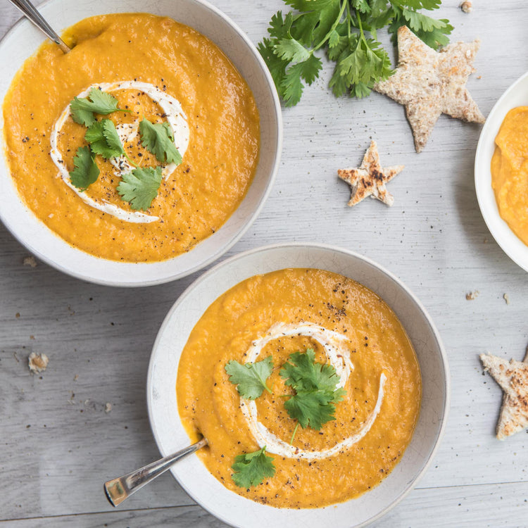 Sweet Potato & Carrot Soup – Mummy Cooks