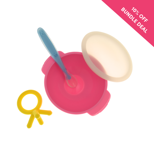 4m+ Silicone Baby Weaning Bundle